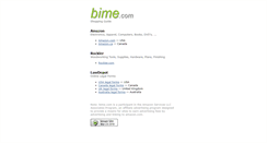 Desktop Screenshot of bime.com
