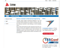 Tablet Screenshot of bime.de